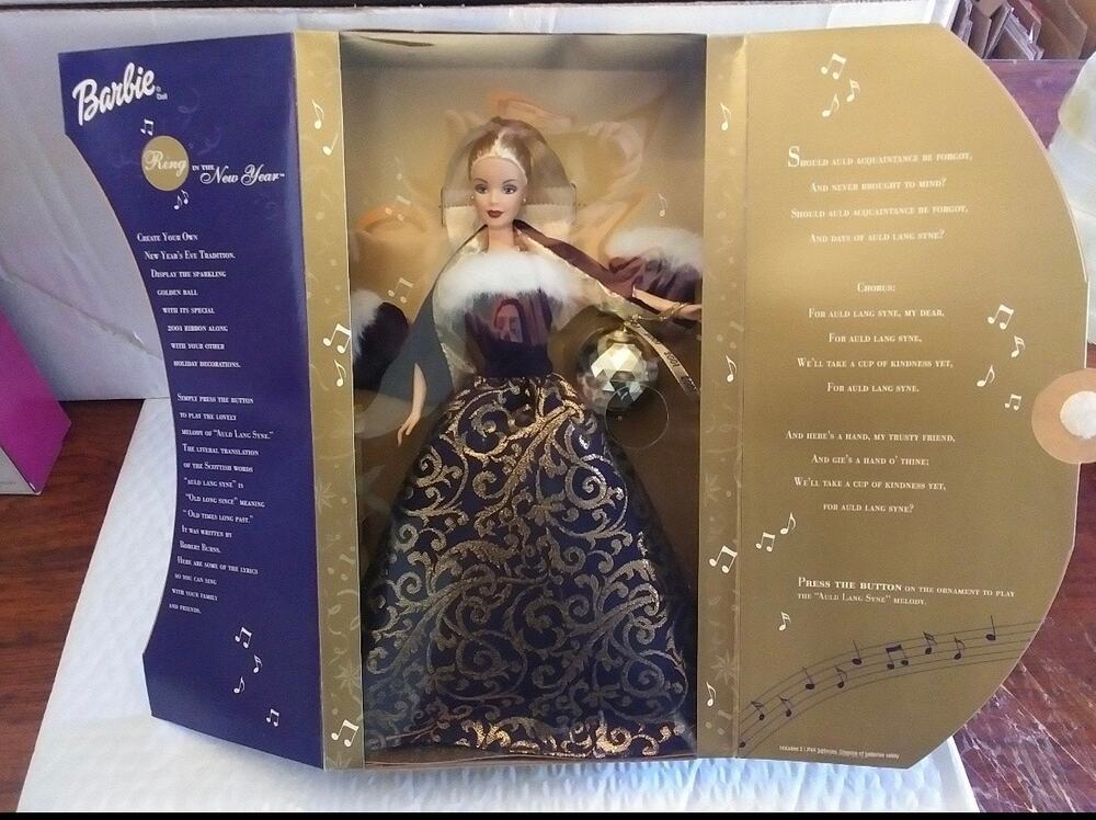 Ring in the New Year 2001 Barbie Fashion 12 Inch Doll